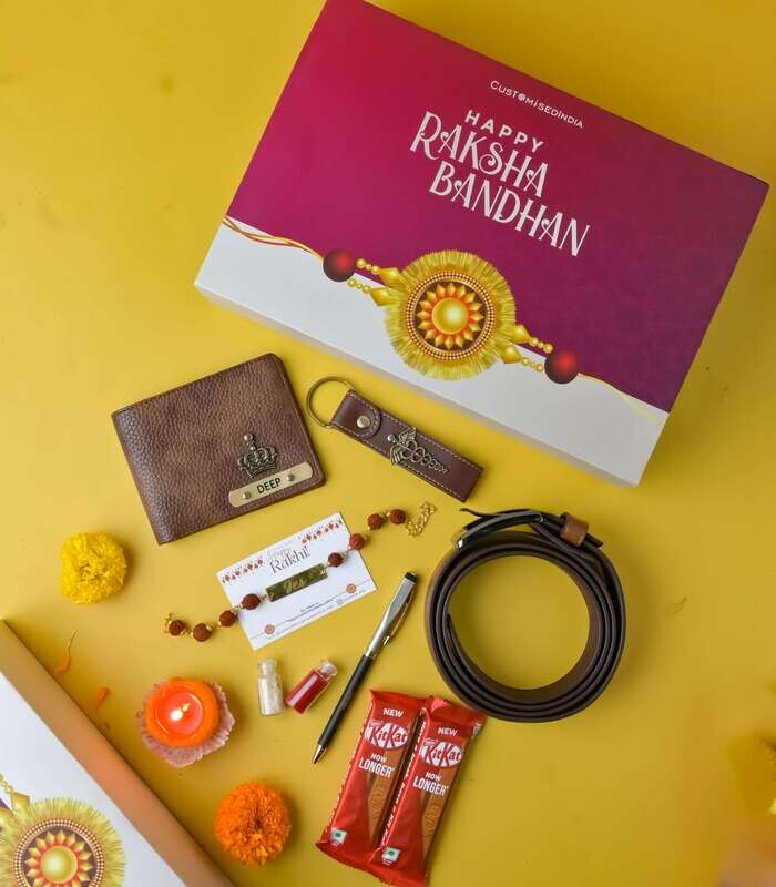 Personalised Mega Rakhi Hamper for Brother