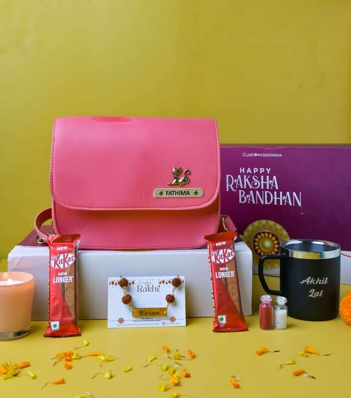 Rakhi combo with Sling Bags