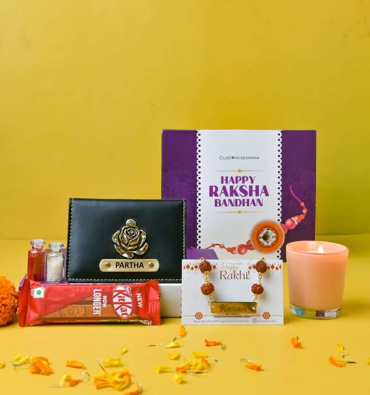 Mini wallet Rakhi Unisex combo