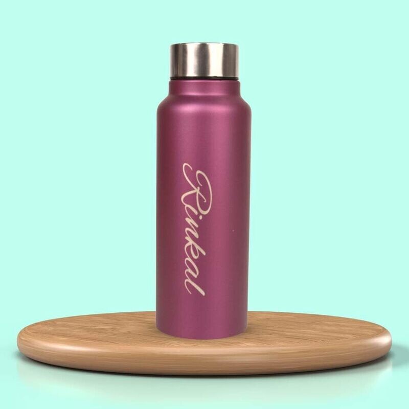 Personalised Purple Bottle