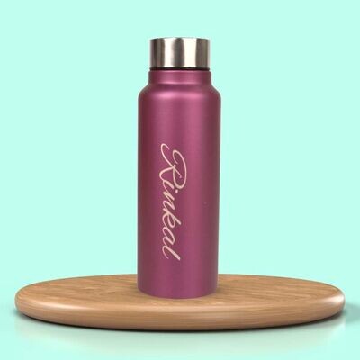 Personalised Purple Bottle