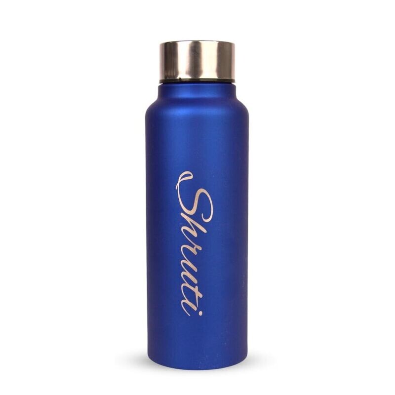 Personalised Royal Blue Bottle