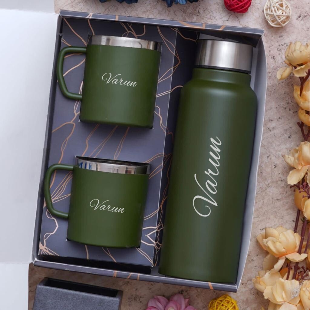 Olive Green Drinkware Combo
