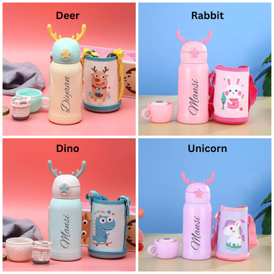 Personalized Kids Cartoon Hot &amp; Cold Sipper