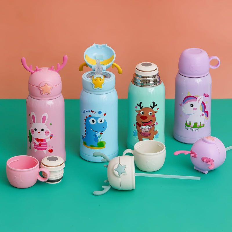 Personalized Kids Cartoon Hot &amp; Cold Sipper
