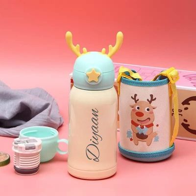 Customized Green Deer Sipper For Kids