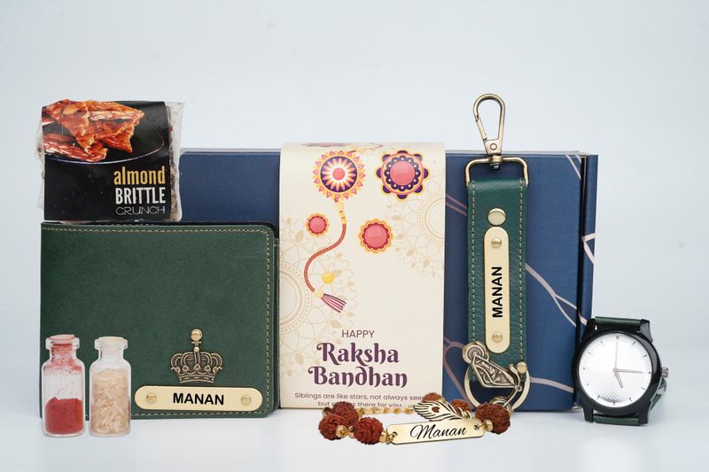Imported Leather Rakhi Hamper 3.0