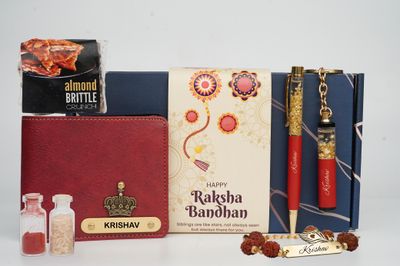 Imported Leather Rakhi Hamper 2.0