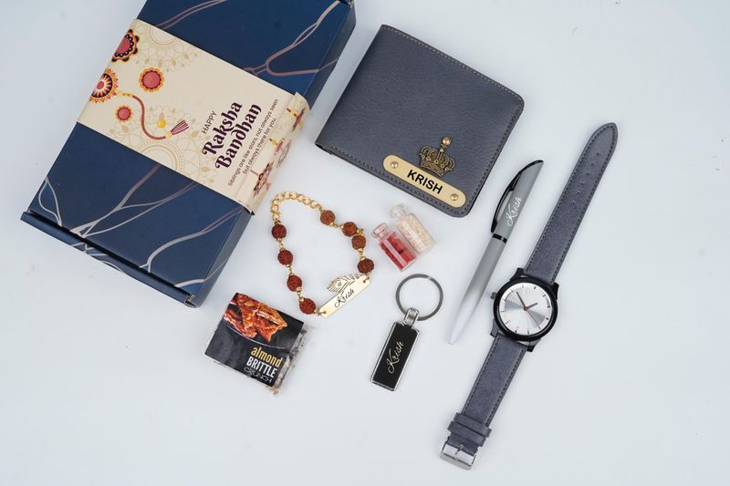 Imported Leather Rakhi Hamper 4.0