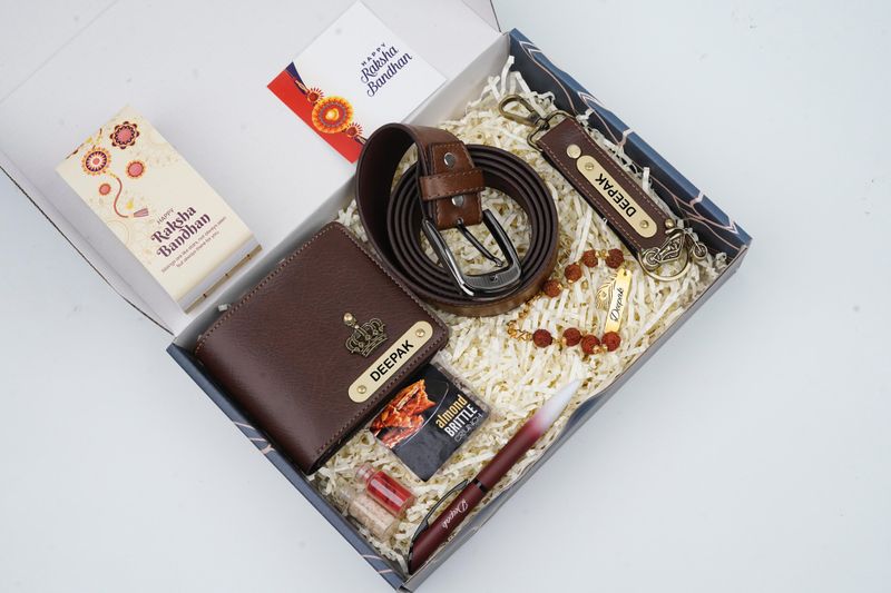 Imported Leather Rakhi Hamper 5.0