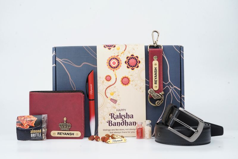 Imported Leather Rakhi Hamper 5.0
