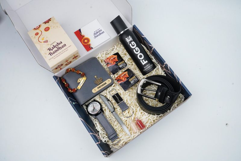Imported Leather Rakhi Hamper 6.0