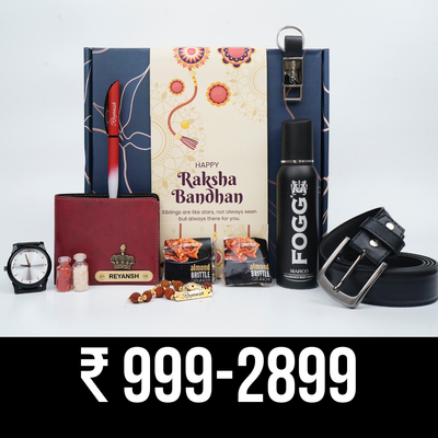 Imported Leather Rakhi Hampers