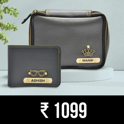 Makeup Organizer and Men&#39;s wallet - Couple Combo