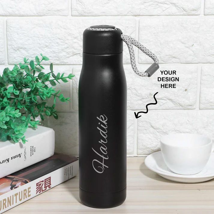 Thermosteel Sport Bottle with Name (500ml)