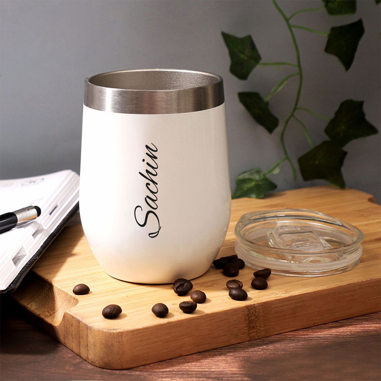 Personalized White Hot &amp; Cold Coffee Mug