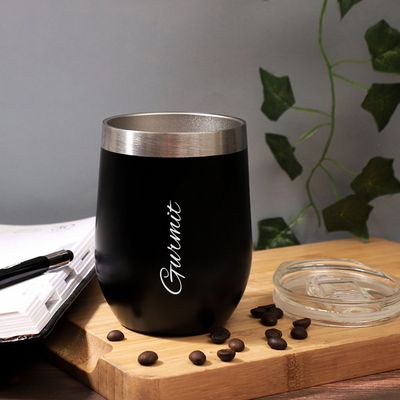 Personalized Black Hot &amp; Cold Coffee Mug