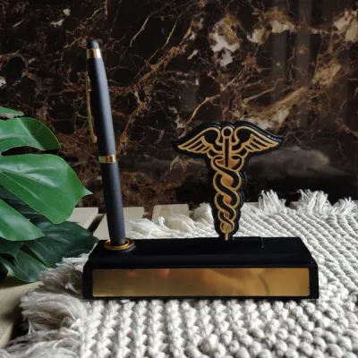 Personalized Pen Stand for Doctors with Pen