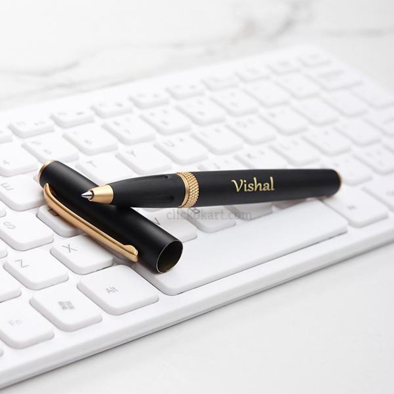Personalised Thrill Magnetic Cap Roller Pen