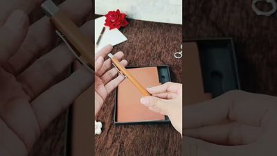 Customised Blue Magnetic Diary and Pen Combo Set