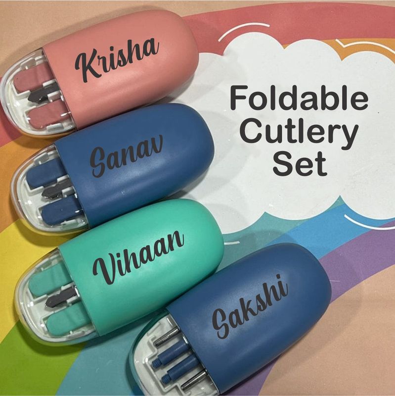 Tedemei - Travel Special Personalized Foldable Cutlery Set