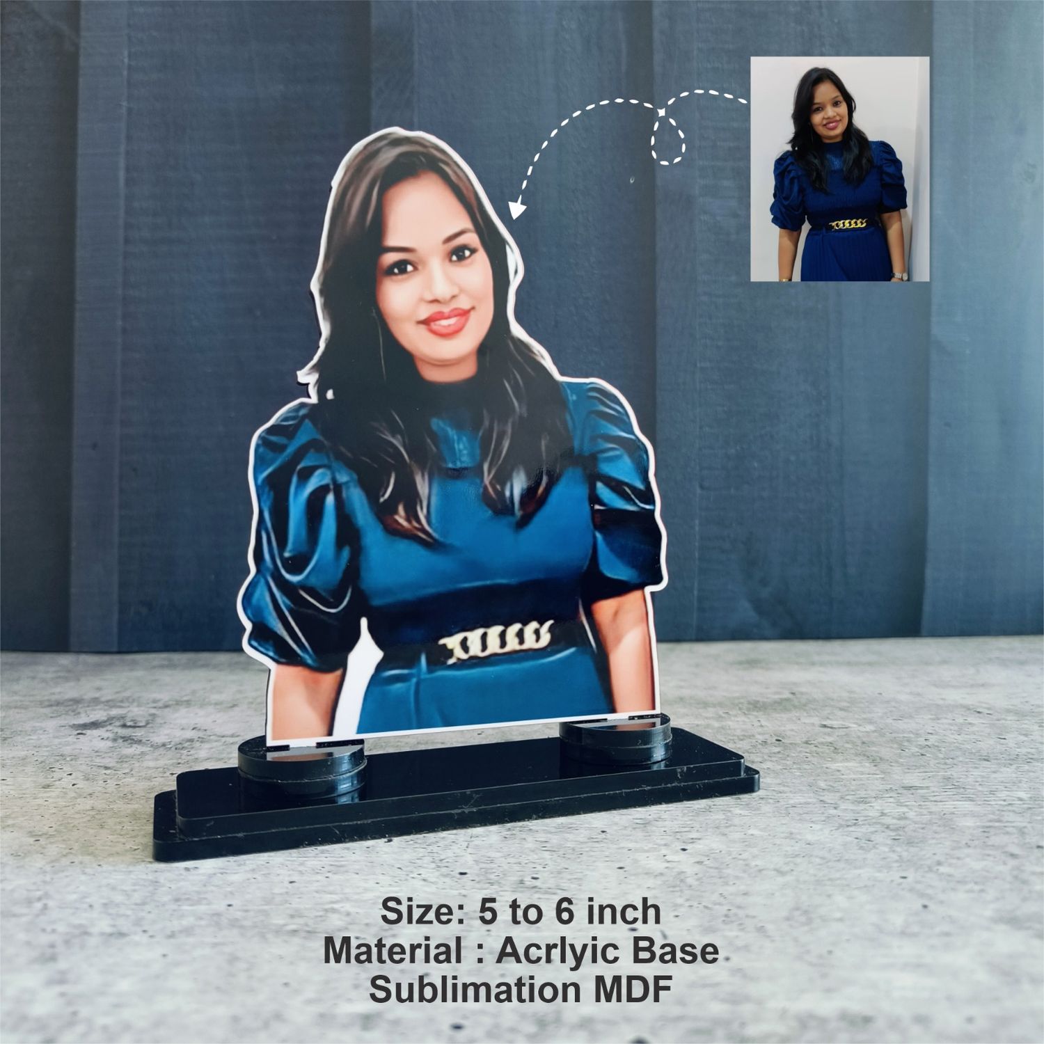 Personalized HD Photo Frame With Magnetic Stand