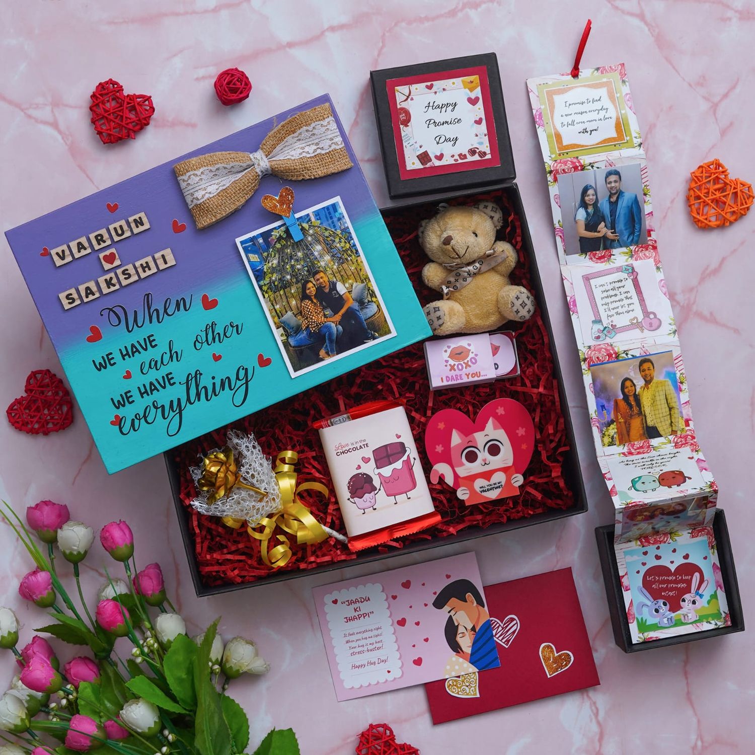 Valentine&#39;s Week Hamper - Hamper of 8 Products