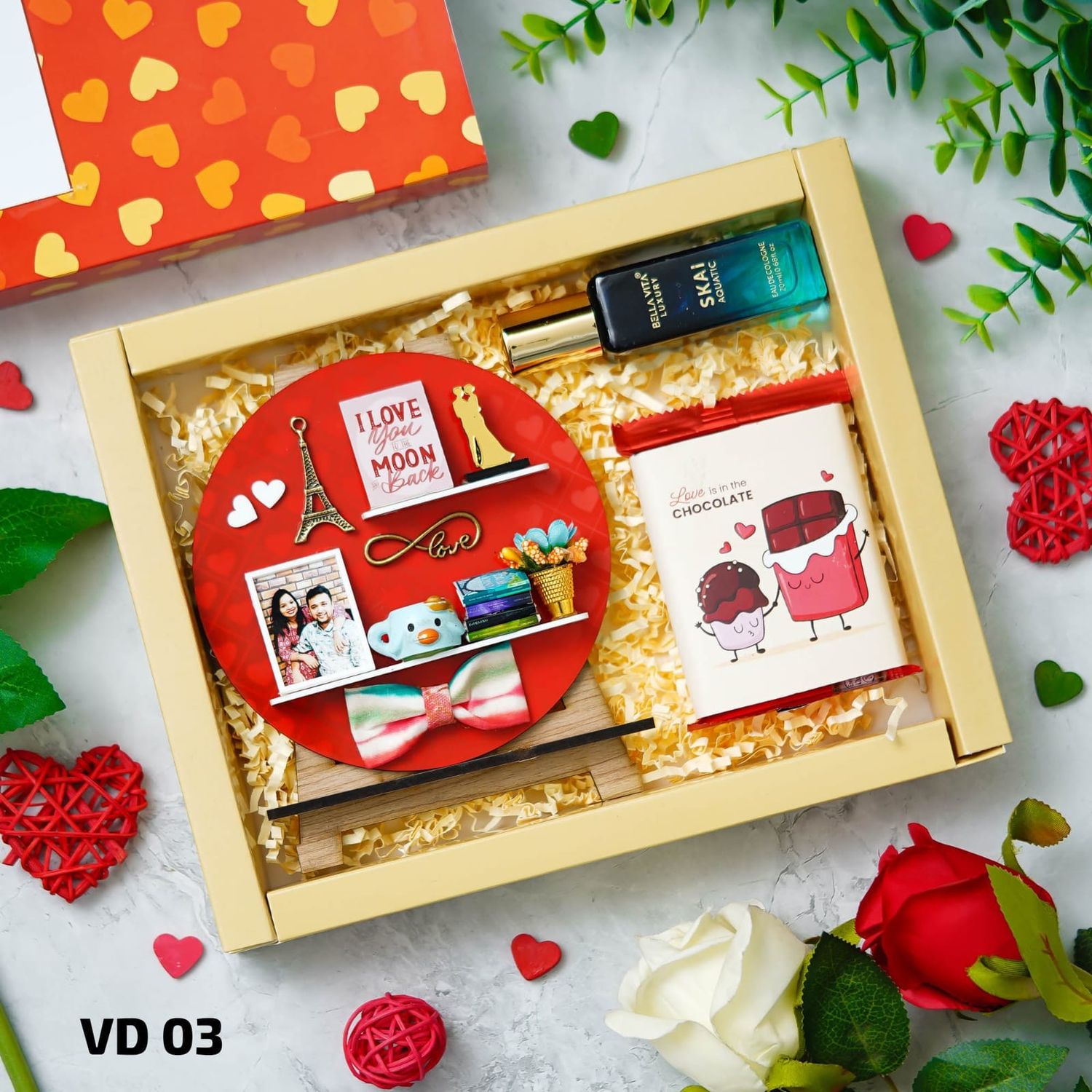 Eternal Love Gift Set - Round Easel Stand
