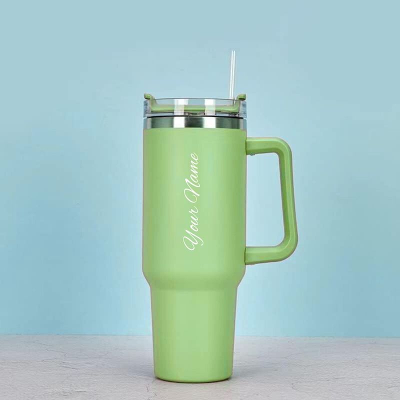 Personalized Pistachio Green Vacuum Insulated Tumbler ( 1200 ml )