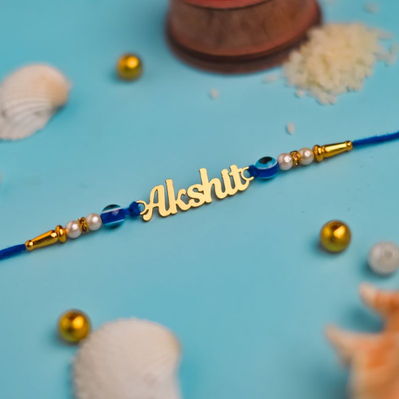 Personalized Evil Eye Name Cut Rakhi