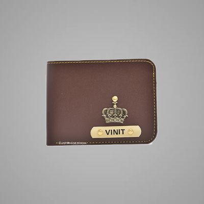 Brown Indian Leather Men&#39;s Wallet