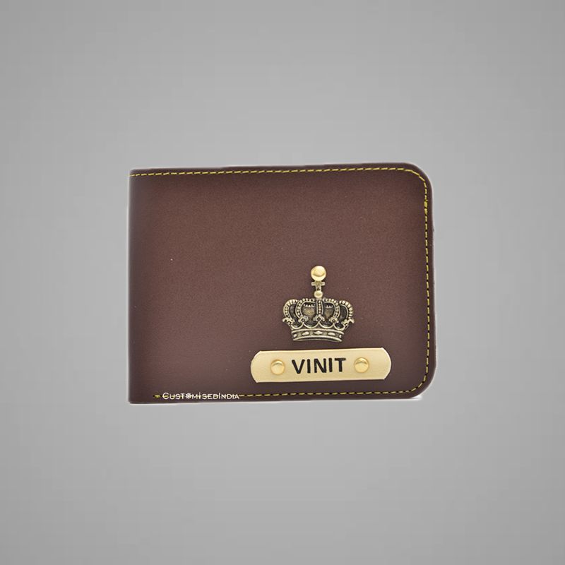 Brown Indian Leather Men&#39;s Wallet