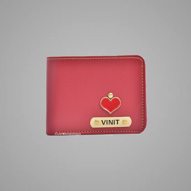 Red Indian Leather Men&#39;s Wallet