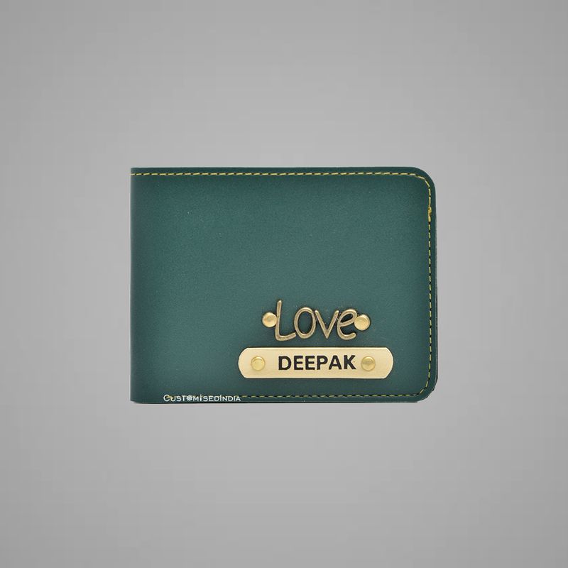 Green Indian Leather Men&#39;s Wallet