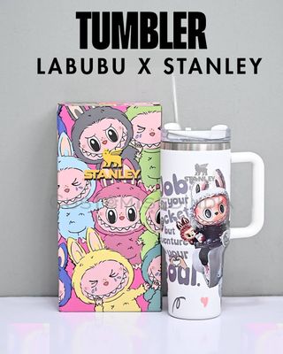 Stanley X Labubu 40oz 1200ml Quencher Tumbler - White