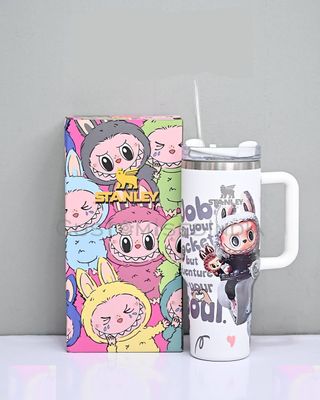 Stanley X Labubu 40oz 1200ml Quencher Tumbler - White