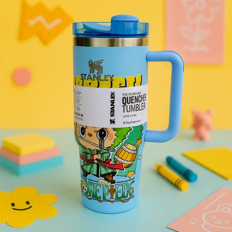 Stanley X Labubu 40oz 1200ml Quencher Tumbler - Blue