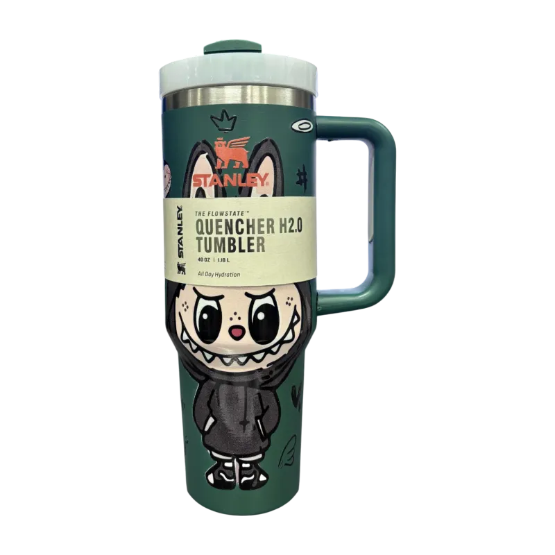 Stanley X Labubu 1200ml Limited Edition Tumbler - Olive green