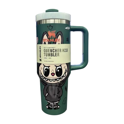 Stanley X Labubu 1200ml Limited Edition Tumbler - Olive green