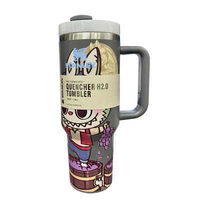 Stanley X Labubu 1200ml Limited Edition Tumbler - Grey