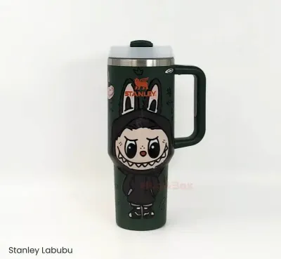 Stanley X Labubu 1200ml Limited Edition Tumbler - Olive green