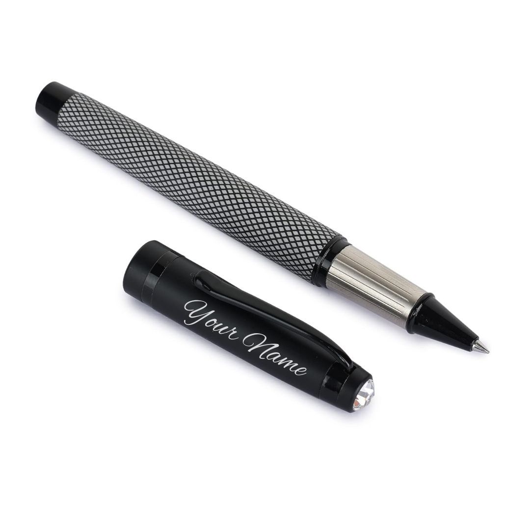 Personalized Ruby Checks Roller Pen