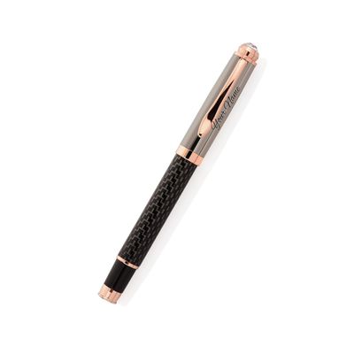 Personalised Solitaire Rose Gold Pen