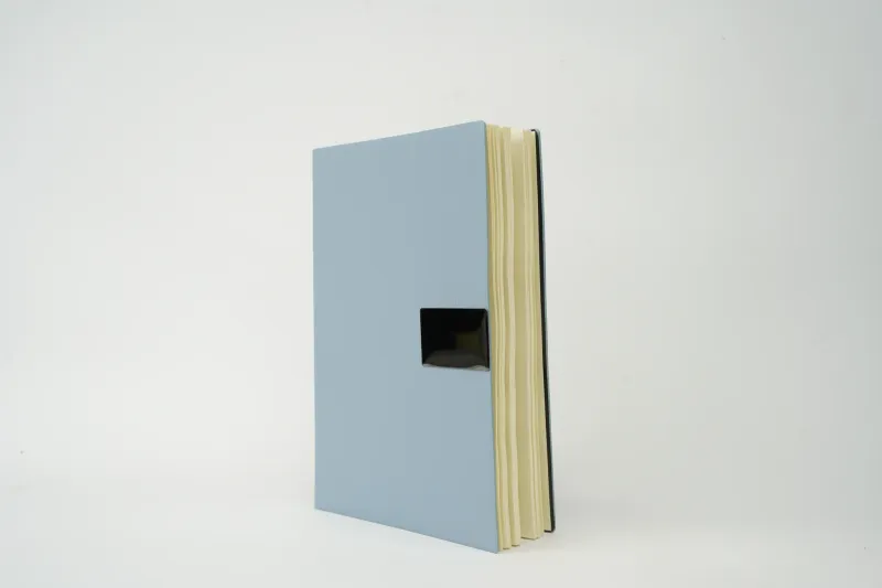 Sky Blue Nexon Leather Personalized Diary