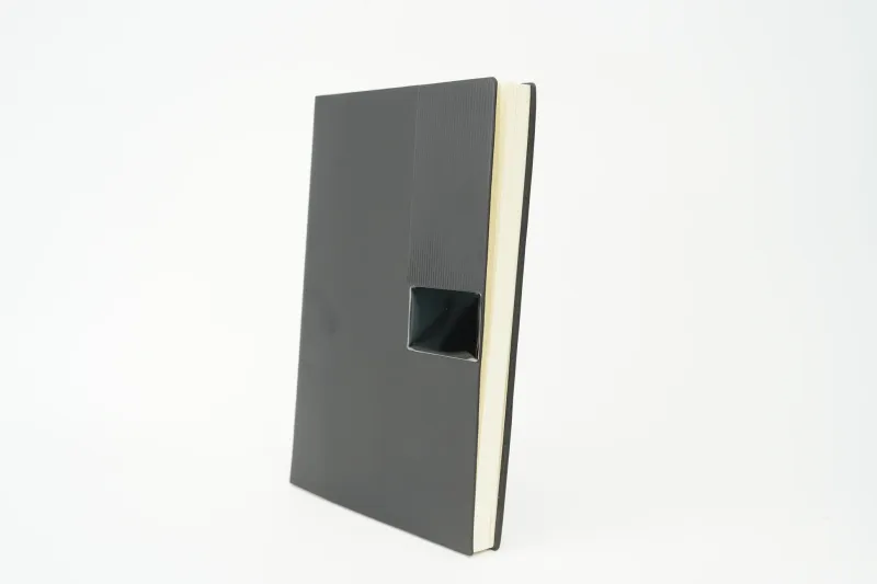 Grey Nexon Leather Personalized Diary
