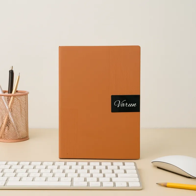 Tan Nexon Leather Personalized Diary