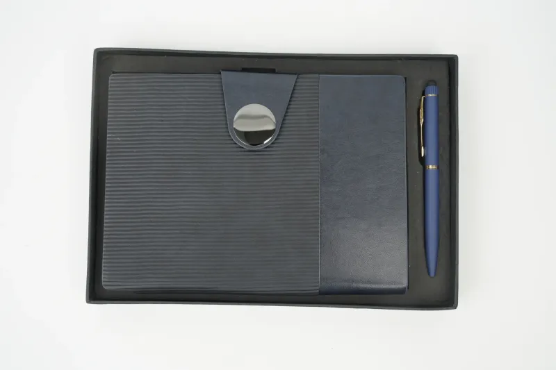 Personalized Blue Nexon Flip Diary &amp; Pen Combo