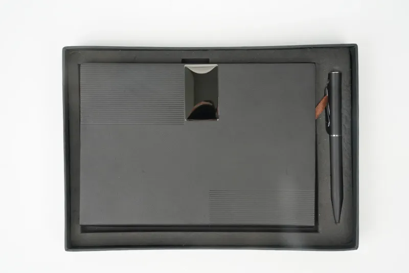 Personalized Black Nexon Diary &amp; Pen Combo