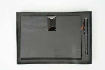 Personalized Black Nexon Diary &amp; Pen Combo