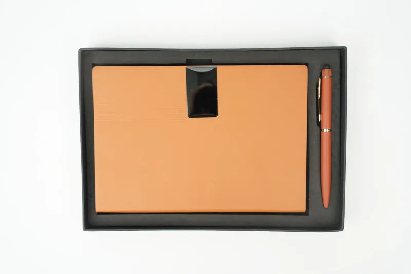 Personalized Tan Nexon Diary &amp; Pen Combo